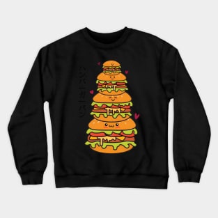 Hamburger Stack Crewneck Sweatshirt